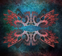 Romantic Grunge. Fractal Abstract by Artly Studio