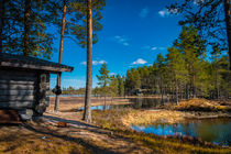 Ein wunderschöner Sommertag am Lövsjön in Dalarna in Schweden von Margit Kluthke