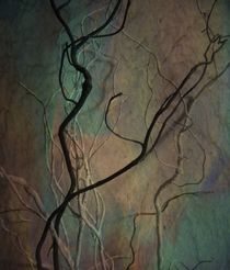 Abstraktion mit Zweigen by Peter Norden