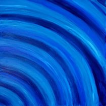 "Blue Waves" by Anna Calloch by Anna Calloch