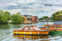 Boats For Hire At Windsor by Ian Lewis
