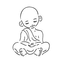 Der kleine Buddha von Peter Holle