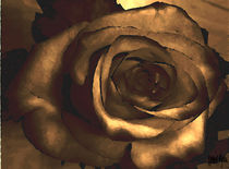 Die vergoldete Rose - The gilded rose von art-and-design-by-debbie-lynn