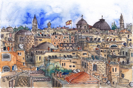 Jerusalem-rooftops