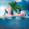 Inflatable-flamingo-floats-in-the-swimming-pool