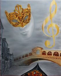 Venedig Harmonie - Airbrush von Harry Heffels