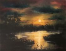 The Sun in the Lake by lia-van-elffenbrinck