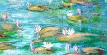lilies lake von Silviya Art Studio