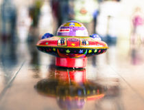 retro UFO toy  by Charles Taylor
