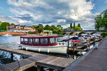 Moorings at Henley on Thames von Ian Lewis