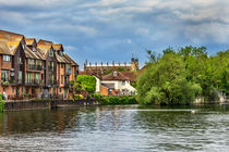 Eton College Chapel From The Thames by Ian Lewis