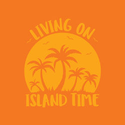 Palmtrees-sun-island-time-print