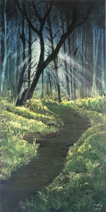 Waldweg von Sharon Melodie Emmrich