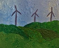 Landscape with wind generators von giart