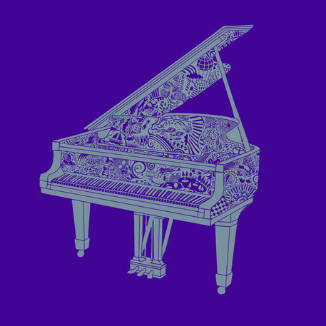 Purple-piano