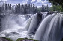 Ristafallet Wasserfall by Iris Heuer