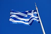 griechische Flagge... by loewenherz-artwork