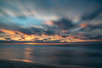 Golden Beach Sunset In Prevelly - Western Australia by Eveline Toplak
