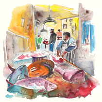 Fish Shop In Siracusa von Miki de Goodaboom