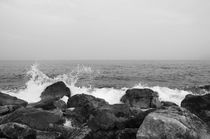 Rocks and Sea by Tanya Kurushova