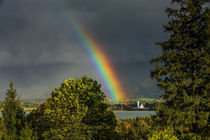 Regenbogen über dem Forggensee II - Füssen - Ostallgäu von Christine Horn