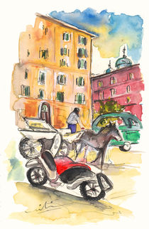 Traffic in Palermo von Miki de Goodaboom