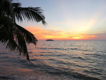 Wunderschöner Sonnenuntergang auf der Insel Koh Chang in Thailand