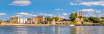 View to historical Rochester across river Medway by Valery Egorov