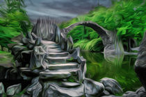 Devil's Bridge Staircase by davvy-arts