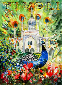 The Peacock Of Tivoli Gardens von Miki de Goodaboom