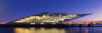 Panorama Docklands Hamburg zur Blauen Stunde by fb-fine-art-prints
