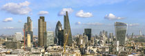 Panoramic view to City of London by Valery Egorov