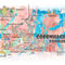 Copenhagen-denmark-illustrated-map-with-main-roads-landmarks-and-highlightsab