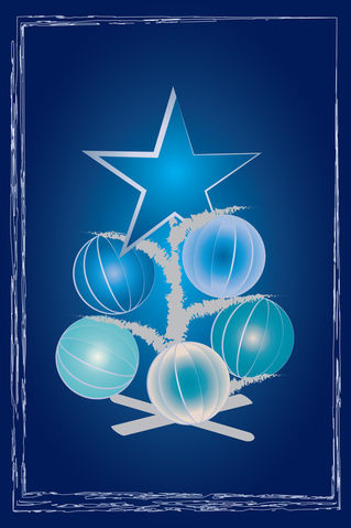 Blue-christmas-tree-border-vertical