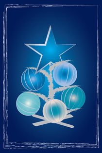 Blue Christmas tree von feiermar