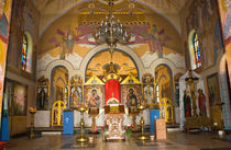 Interior in russian church. von Mikhail  Pogosov