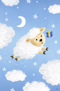 süßes Wolken-Schaf