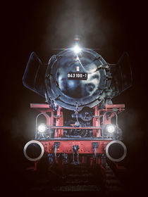 black steam locomotive by Sven Bachström