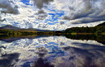 Water Reflections-Loch Rannoch,Perth-shire in the Highlands of Scotland by Dave Harnetty