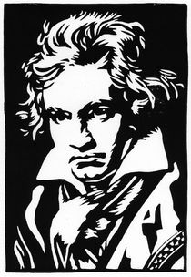 Ludwig van Beethoven (Kunstdruck, Poster)
