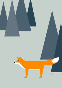 Fuchs im Wald von Carolin Vonhoff