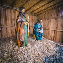 Mary and Joseph nativity play von Ingo Menhard