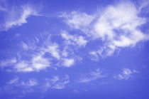 Violet Sky and White Clouds by Tanya Kurushova