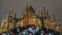 Christmas St. Vitus Cathedral by Tomas Gregor