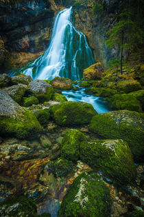 Wasserfall in Golling by Martin Wasilewski