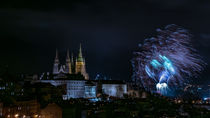 Prague New Year`s Fireworks von Tomas Gregor