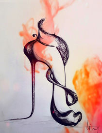 'Shoes in fire' by Kiki de Kock