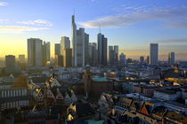 Frankfurt  bei Sonnenuntergang von Patrick Lohmüller
