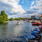 'View Upriver From Henley Bridge' by Ian Lewis