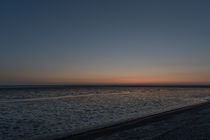 Wattenmeer bei Ebbe im Abendlicht